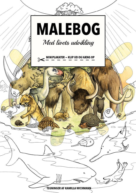 Malebog Gorilla Galleri - A4 - Plakatglad
